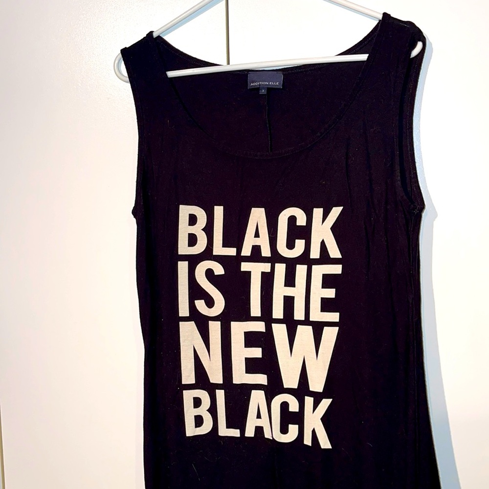 Graphic maxi tank dress